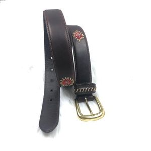John Rich And Bros Woolrich Italian Leather Belt